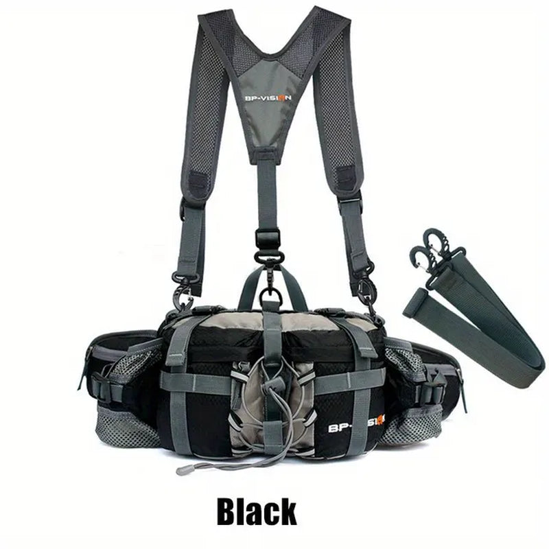 Outdoor Sports Waist Bag Hiking Cycling Climbing Storage Bag Versatile Travel Mountaineering Waist Bag